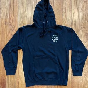 Anti Social Social Club ASSC Black Hoodie Size M